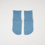 牛乳パックからうまれた 蒸れずに快適 隠れ五本指靴下 ミドル丈